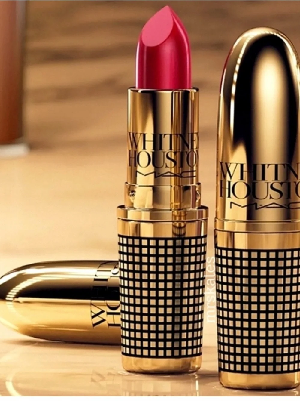 MAC Cosmetics Whitney Houston Collection in nippy’s sensual red